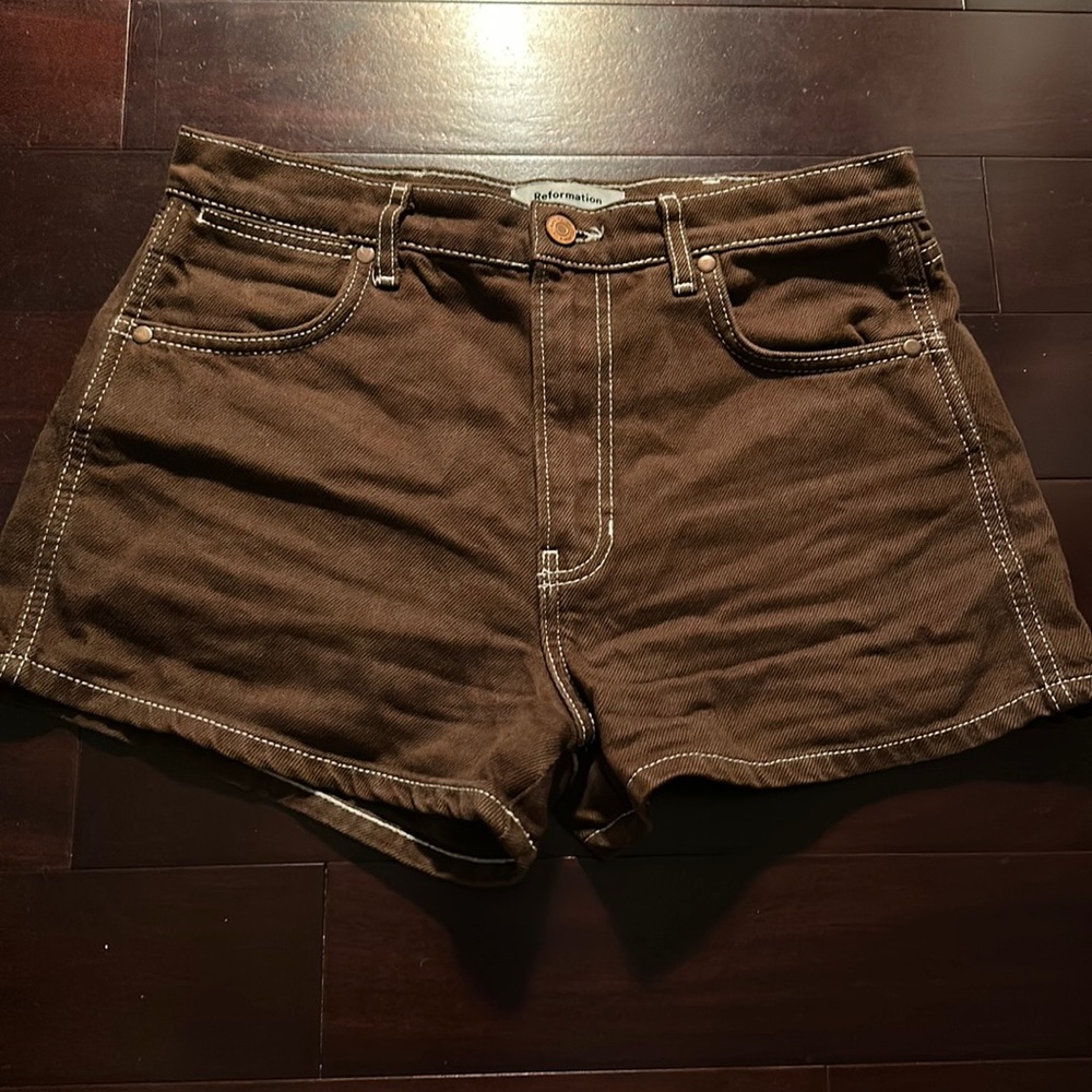 Cowboy short - chocolate EUC